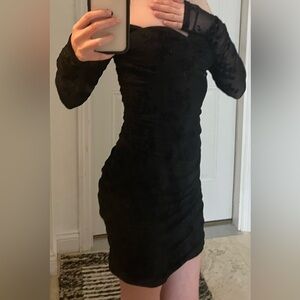Windsor Black Off-Shoulder Dress (Small)